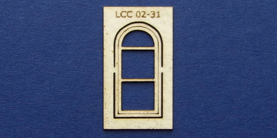 LCC 02-31 OO gauge round window type 1 Round window type 1.